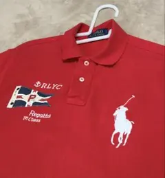 ★Polo Ralph Lauren レッド ポロシャツ カスタムフィット