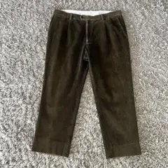 DUCA VISCONTI 太畝コーデュロイ 2タックパンツ
