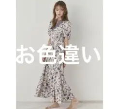 美品SNIDEL HOME サテンワンピース