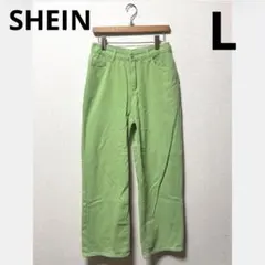 SHEIN グリーン デニムパンツ L