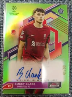 Bobby Clark RCサインカード 41/99 ボビークラーク リバプール