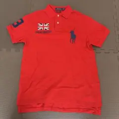 POLO RALPH LAUREN レッド ポロシャツ Mサイズ　ラルフローレン