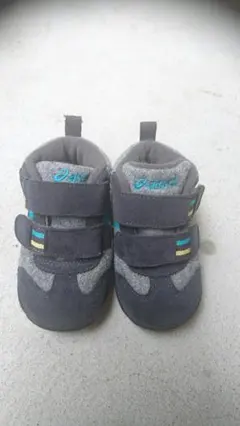 アシックスasics キッズスニーカー １３センチ グレー