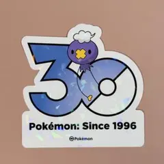 ポケモン 30周年記念 ホログラムステッカー フワンテ