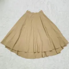 フレイ.アイ.ディ➖　ベージュ　フレアスカート　ウエストゴム　サイズ1のサムネイル