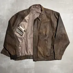 80s - vintage レザージャケット　革ジャン　ブルゾン　本革　豪州製