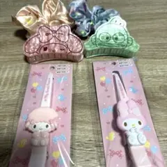 サンリオ アクセサリー マイメロディ　ハンギョドン　ピアノ　ロングヘアクリップ