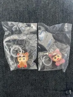 クレヨンしんちゃんめじるしアクセサリー みんなでくまパジャマ 2個セット