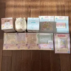 すみっコぐらし　ねこ　ぬいぐるみ　くじ　グラス　巾着　ペーパー　小物入れ　新品