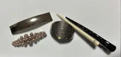 いろいろなデザインのヘアアクセサリー5点セット
