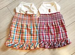 犬と生活　ワンピース 2色セットのサムネイル
