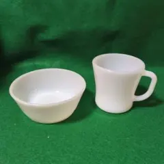 正規品 ファイヤーキング ミルクガラスボウル 直径7cm - メルカリ