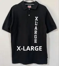 X-LARGE エクストララージ ポロシャツ 黒 Mサイズのサムネイル