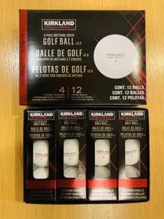 Kirkland 3ピースゴルフボール v3.0 １２個