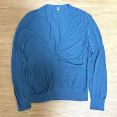 UNIQLO カーディガン 青緑　XLサイズのサムネイル