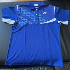YONEX 青 ゲームシャツ　ポロシャツ Lサイズ