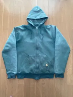 80s Carhartt ジップパーカー USA製 裏サーマル
