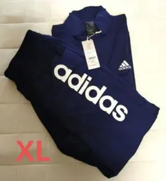 ☆新品・未使用☆adidas　ＸＬ　ジャージ上下　メンズ 　ネイビー　紺