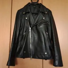 ダブルライダースM黒 本革FREAK'S STORE