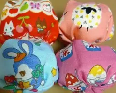 手作りお手玉　4個 No.8のサムネイル
