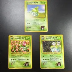 エリカのフシギダネ フシギソウ フシギバナ 進化ライン 旧裏 - メルカリ