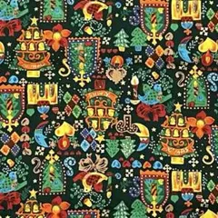 希少　レア　カネボウ　レトロ　クリスマス　シーチング50 生地　ルシアン