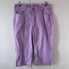 ライダースバイリー XL クロップドパンツ 16M 紫 綿 カジュアル Lee