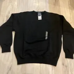 レア　90's old UNIQLO スウェットデッドストック　ブラック　紺タグ