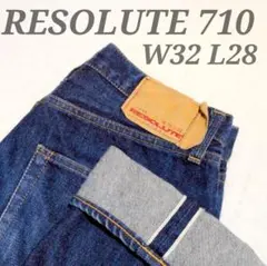 ✨美品✨RESOLUTE リゾルト 710 セルビッチ W32 L28 濃紺