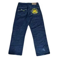 LRG　エルアールジー　刺繍　Y2K　バギー　極太　ライオン　W36のサムネイル