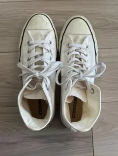 コンバース　オールスター　27 白ハイカット