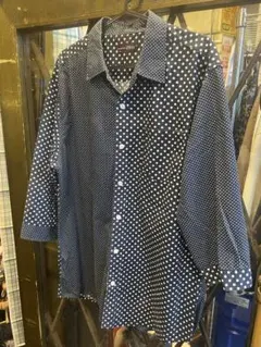 お洒落なメンズ七部袖&半袖ボタンシャツURBAN COLLECTIONサイズXL
