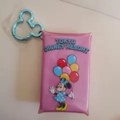 東京ディズニーリゾート ミニーマウス バルーン カラビナ付きケース