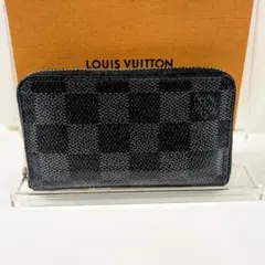 美品★ルイヴィトン ダミエ グラフィット コインケース ミニ財布 ジッピー