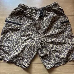 ヒョウ柄 ハーフパンツ ウエストゴム