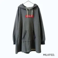 MILKFED. ロゴ スウェットワンピース パーカー Sのサムネイル