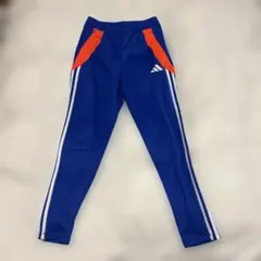 adidas トレーニングパンツ 青/オレンジ