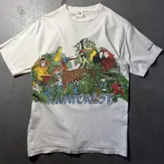 90s SeaWorld レインフォレストTシャツ USA古着 シングルステッチのサムネイル