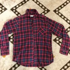 ネルシャツ チェックシャツ メンズL size