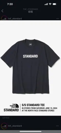 ノースフェイス　スタンダード　Tシャツ