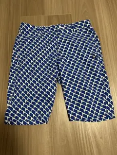 le coq sportif ゴルフ総柄 ショートパンツ ブルー Mのサムネイル
