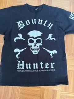 BOUNTY HUNTER スカルロゴ Tシャツ ブラックのサムネイル