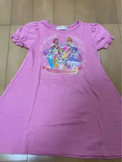 プリキュア 半袖ワンピース 110cm ピンク