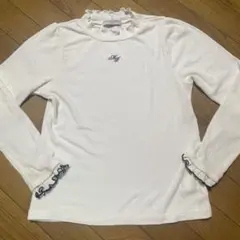 mezzo piano junior Mフリル付き長袖カットソー