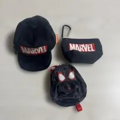 マーベル　帽子型ミニポーチ　ミニポーチ　スパイダーマンミニバックパック