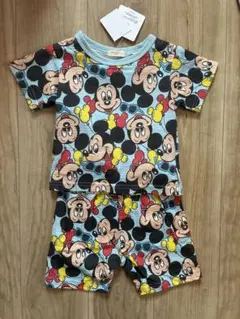 ディズニー　ミッキー　ミッキーマウス　半袖　パジャマ　上下セット　90 新品