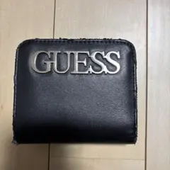 GUESS 二つ折り財布 ブラック