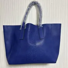 #1143 ESTEE LAUDER PVC トートバッグ ブルー 新品未使用のサムネイル