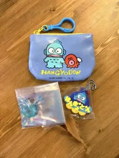 ハンギョドン　ガチャガチャ　コインケース　グミチュアチャーム　おなまえホルダー