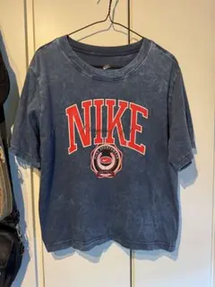 y2k NIKE ナイキ クロップド丈 Tシャツ フェード 00s 平成 ギャル